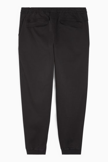 Men - Cargo trousers - tapered fit - black