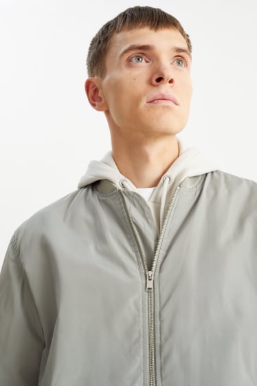 Men - Bomber jacket - light gray