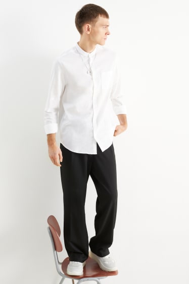Uomo - Pantaloni chino - relaxed fit  - nero