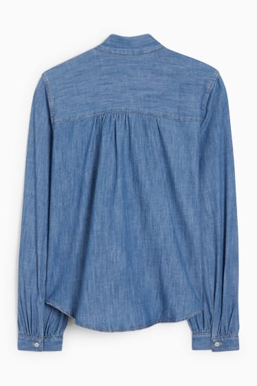 Donna - Camicia di jeans - jeans blu