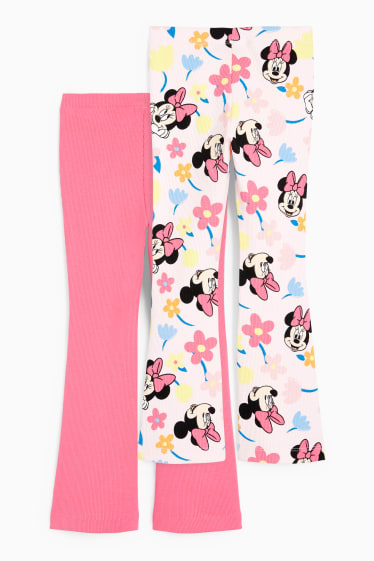 Niños - Pack de 2 - Minnie Mouse - leggings - fucsia