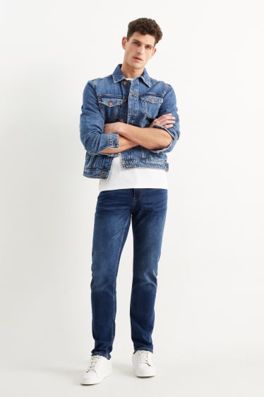 Mężczyźni - Slim jeans - Flex jog denim - LYCRA® - dżins-ciemnoniebieski