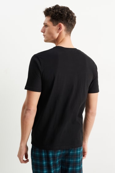 Hombre - Pack de 2 - camisetas interiores - negro