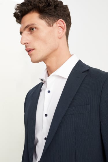 Hommes - Veste de costume - slim fit - Flex - LYCRA® - Mix & Match - bleu foncé