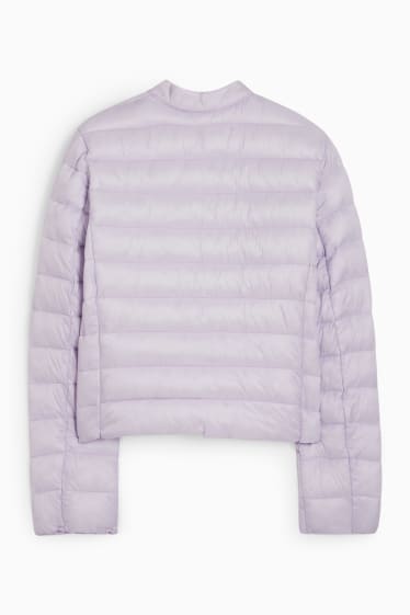 Women - Quilted jacket - light violet