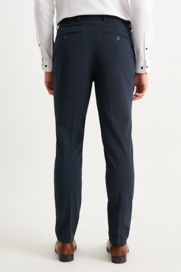 Hommes - Pantalon de costume - slim fit - Flex - LYCRA® - Mix & Match - bleu foncé