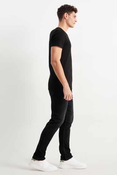 Bărbați - Slim jeans - Flex - jog denim - LYCRA® - negru