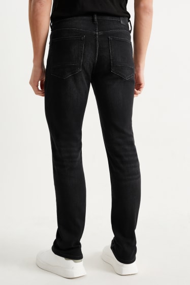 Mężczyźni - Slim jeans - Flex - jog denim - LYCRA® - czarny