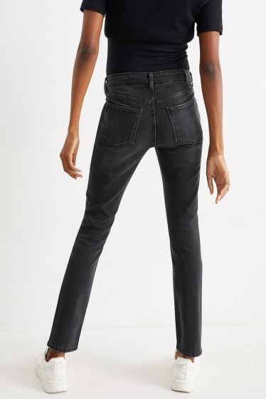 Dona - Texans de maternitat - slim jeans - LYCRA® - texà gris fosc