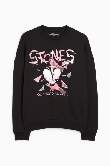 Women - CLOCKHOUSE - sweatshirt - Rolling Stones - black