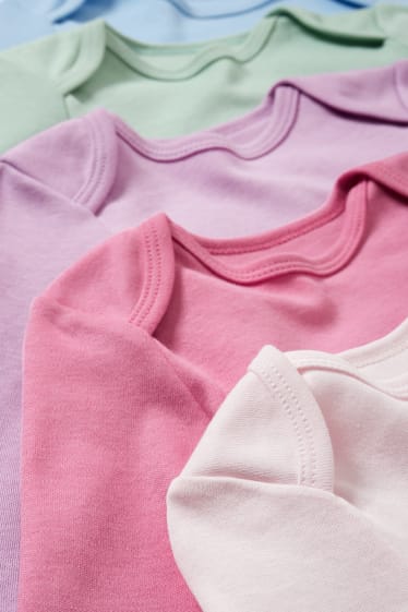 Babies - Multipack of 5 - baby bodysuit - pink
