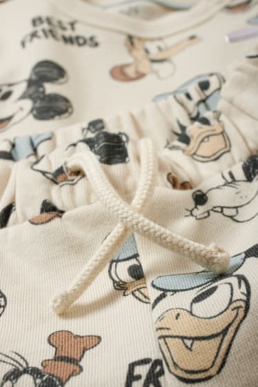 Miminka - Disney - outfit pro miminka - 2dílný - krémově bílá