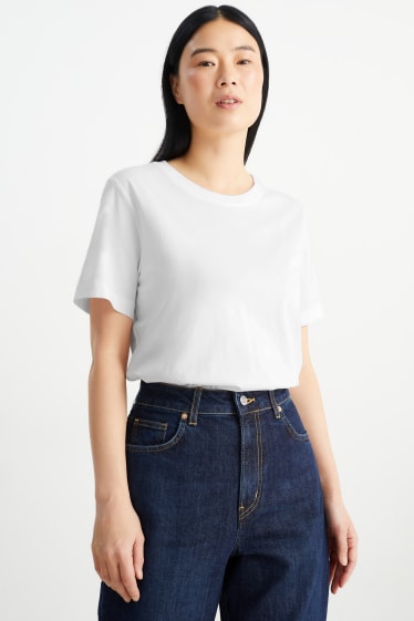 Women - Multipack of 2 - basic T-shirt - white