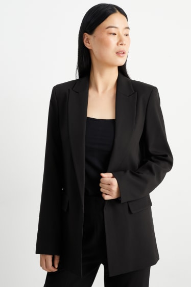 Donna - Blazer - relaxed fit - nero