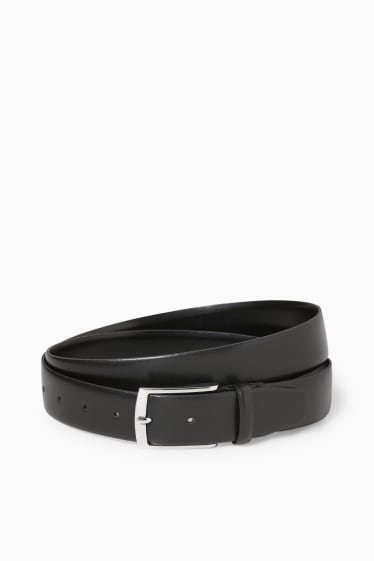 Hommes - Ceinture en cuir - noir