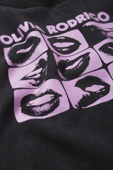 Dames - CLOCKHOUSE - sweatshirt - Olivia Rodrigo - zwart