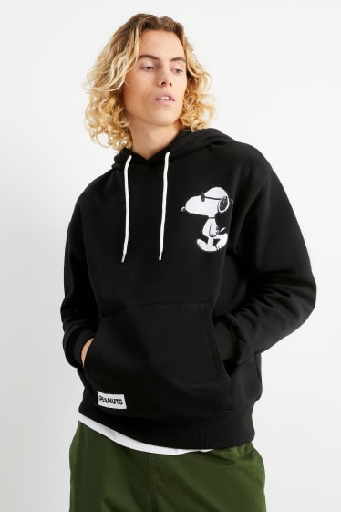 Home - Dessuadora amb caputxa - Peanuts - negre