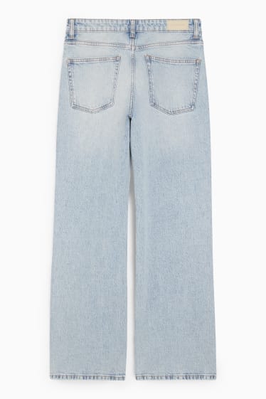 Dames - CLOCKHOUSE - baggy jeans - mid waist - jeanslichtblauw