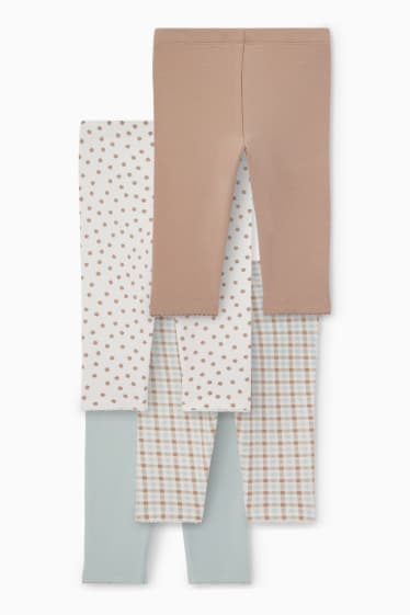 Bébés - Lot de 4 - petit lapin - leggings doublés pour bébé - vert menthe