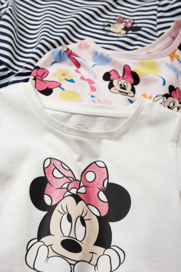 Niños - Pack de 3 - Minnie Mouse - vestidos - blanco roto