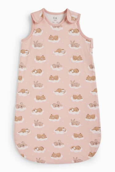 Neonati - Animali- sacco nanna per bebè - 6-18 mesi - rosa