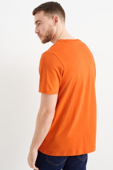 Heren - T-shirt - oranje