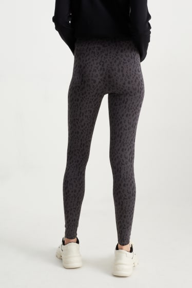 Femmes - Lot de 2 - leggings basic - gris foncé