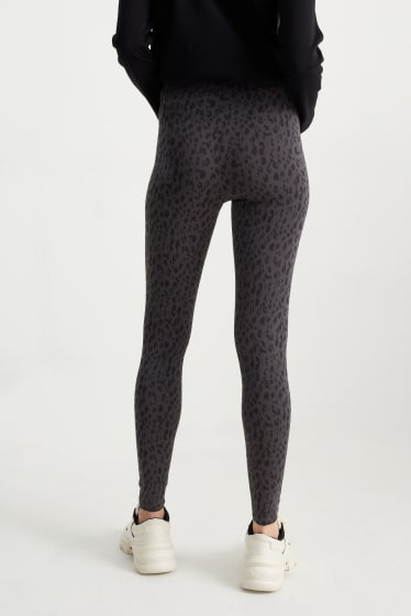 Mujer - Pack de 2 - leggings básicos - gris oscuro