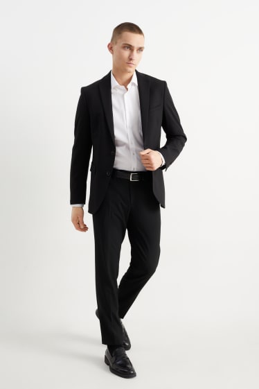 Hombre - Pantalón de vestir - colección modular - body fit - Flex - LYCRA® - Mix & Match - negro