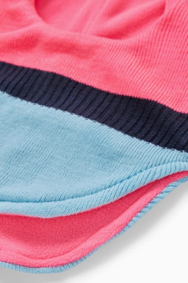 Enfants filles - Bonnet de ski - rose fluo