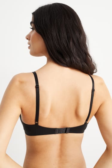 Women - Non-wired bra - padded - LYCRA® - black