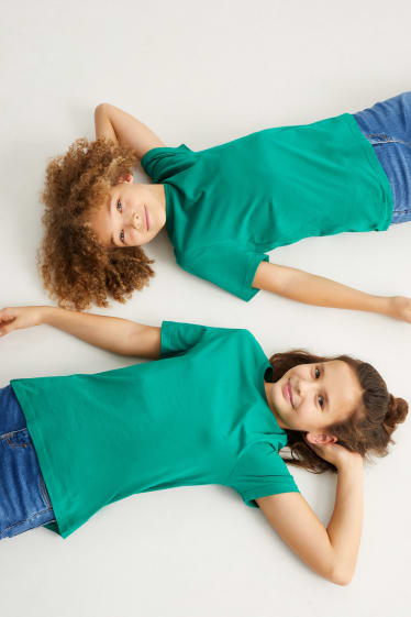 Kinder - Kurzarmshirt - genderneutral - grün