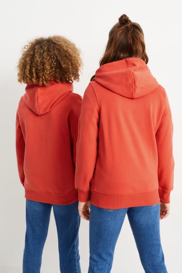 Niños - Sudadera con cremallera y capucha - genderless - naranja oscuro