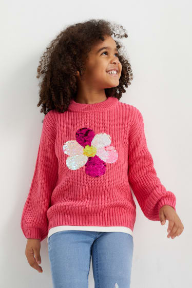 Dzieci - Sweter - różowy