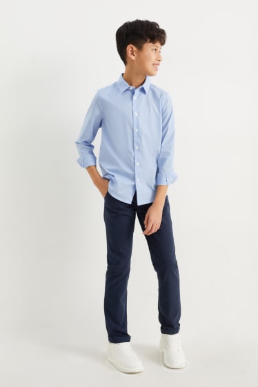 Enfants garçons - Chino - bleu foncé