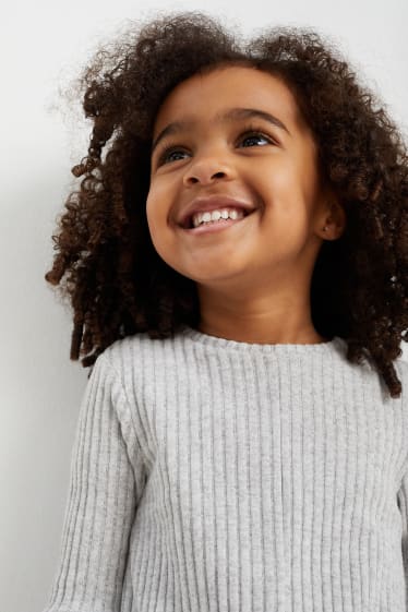 Bambine - Maglia a maniche lunghe - grigio chiaro