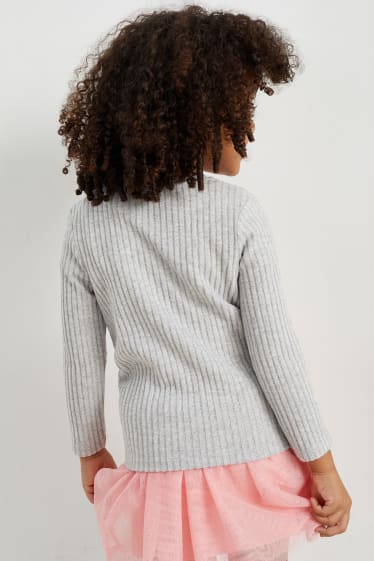 Bambine - Maglia a maniche lunghe - grigio chiaro