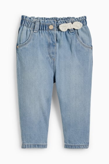 Baby Mädchen - Baby-Jeans - helljeansblau