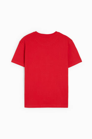 Kinder - Kurzarmshirt - rot