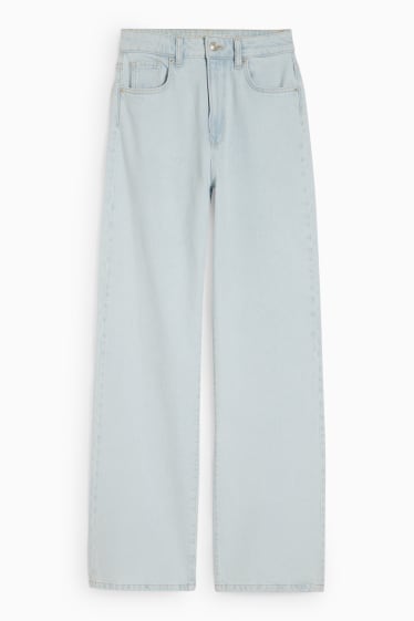 Mujer - CLOCKHOUSE - loose fit jeans - high waist - vaqueros - azul claro
