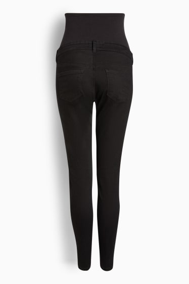Dámské - Těhotenské džíny - skinny jeans - LYCRA® - černá