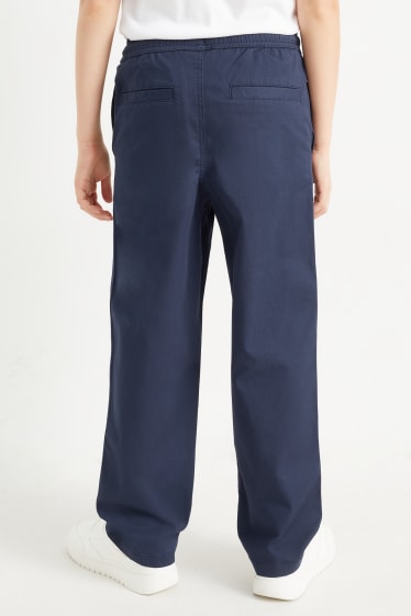 Kinder Jungen - Stoffhose - dunkelblau