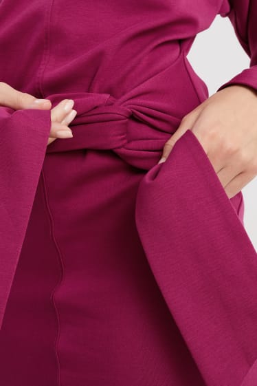 Dámské - Šaty s rozparkem - fialová
