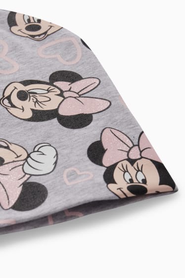 Children - Minnie Mouse - hat - light gray-melange