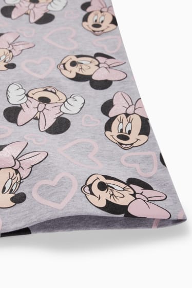 Children - Minnie Mouse - snood - light gray-melange