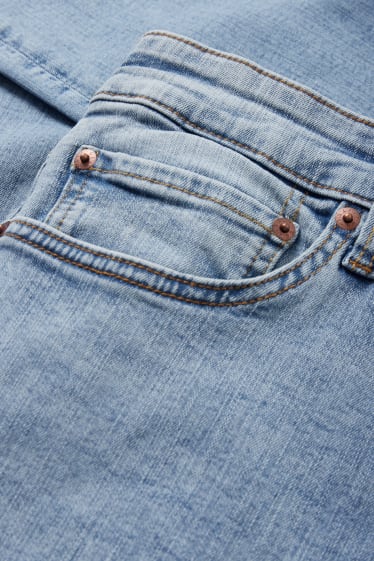 Pánské - Slim tapered jeans - LYCRA® - džíny - světle modré