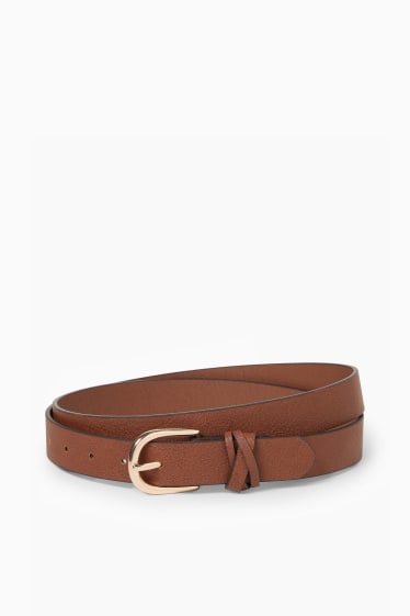 Femmes - Ceinture - synthétique - marron