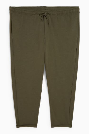 Hommes - Pantalon de jogging - vert foncé