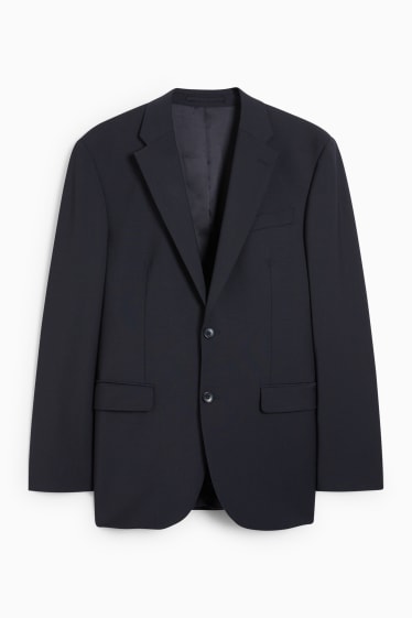 Men - Mix-and-match tailored jacket - regular fit - flex - new wool blend - dark blue