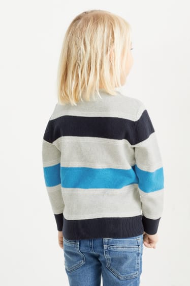 Children - Spider-Man - jumper - striped - dark blue